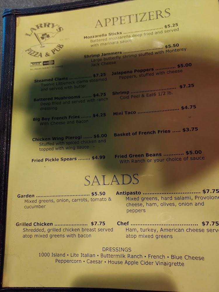 Larry's Pizzeria Menu image 4